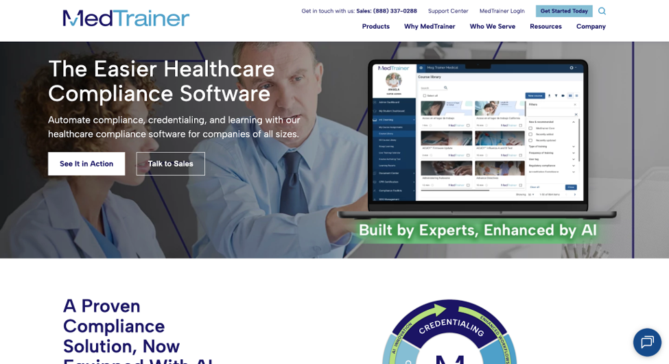 MedTrainer compliance training platform